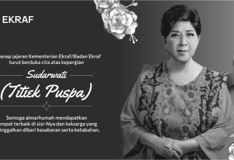 Menekraf Sampaikan Duka Mendalam atas Berpulangnya Titiek Puspa