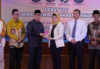 Wagub Kepri saat Hadiri Musda HIPMI dan Seminar Kewirausahaan di Kampus UMRAH