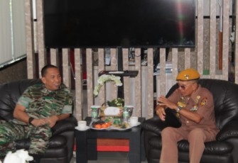 Dandim 0315/Tanjungpinang Terima Silaturahmi Ketua LVRI Kepri
