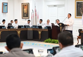 Sidang Kabinet Paripurna yang digelar di Kantor Presiden, Jakarta, Rabu (22/1/2025).