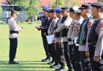 Polda Kalteng Gelar Apel Siaga