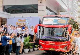 Menteri Bahlil melepas 1.407 pemudik lebaran di Jakarta, Kamis (27/3)