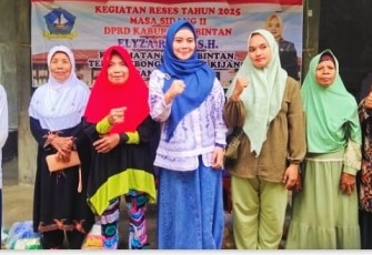 Gelar Reses Elyza Riani SH Serap Aspirasi Masyarakat di Desa Sebong Lagoi