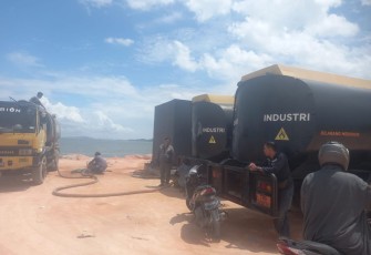 Bahan Bakar Minyak (BBM) jenis solar yang terletak di Parit Rampak Kecamatan Meral, Kabupaten Karimun
