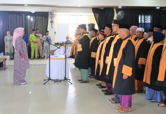 Wakil Bupati Bintan Deby Lantik Dewan Hakim MTQH Ke XIV  Kabupaten Bintan THN 2025.