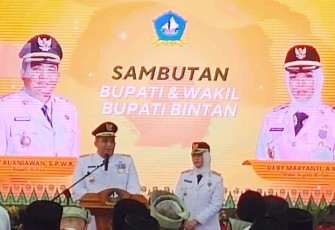 Perdana Pidato Bupati Bintan Roby Kurniawan Dalam Rapat Paripurna DPRD Bintan 