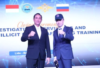 Kepala BNN RI, Suyudi Ario Seto dan Duta Besar Federasi Rusia untuk Indonesia, H.E. Mr. Sergei Tolchenov