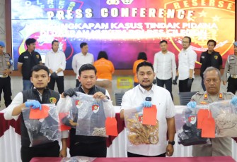 Polres Cilegon Tangkap Dua Tersangka Penyekapan dan Pembunuhan IRT