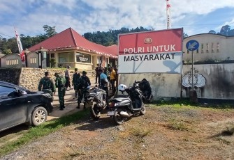 ‎Kodim 1430/Konut Gelar Apel Kesiapsiagaan Antisipasi Aksi Unras di Konawe Utara