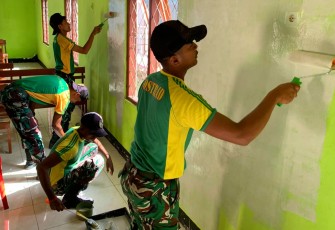 Gereja Silawan Dibersihkan dan Dicat Ulang 