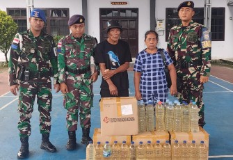 TNI AL Gagalkan PEnyelundupan Miral Ilegal di Perairan Nusantara Tahuna