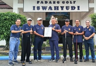 Danrem 081/DSJ Kolonel Arm Untoro Hariyanto resmi ditunjuk sebagai Dewan Pembina Persatuan Golf Indonesia (PGI) Cabang Kota Madiun