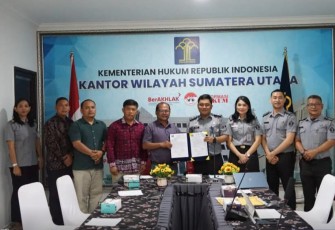 Kanwil Kemenkum Sumut Gelar Rapat Harmonisasi Rancangan Peraturan Bupati Kabupaten Pakpak Bharat Tentang Penyelenggaraan Koperasi Desa Merah Putih