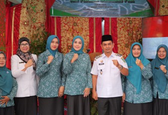 Tim Penggerak Pemberdayaan dan Kesejahteraan Keluarga (TP-PKK) Nagari Panti Selatan Kecamatan Panti dikunjungi dan dinilai tim penilai lomba gerakan PKK Provinsi Sumatera Barat tahun 2025, Rabu (23/7/2025)