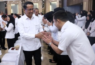 Momen Halal Bi Halal Menteri Hukum (Menkum), Supratman Andi Agtas