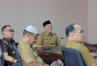 Bupati Sabar AS kembali mengikuti Rapat Koordinasi (Rakor) Inflansi Daerah