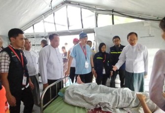 Tim Medis Indonesia Layani Warga Terdampak Gempa di Myanmar