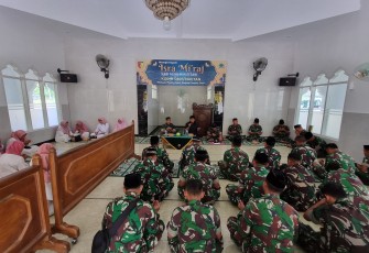 Kodim 0801/Pacitan Gelar Acara Peringatan Isra Miraj