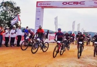 Bupati Bintan Roby Lepas OCBC Singapore National MTB Champions 2025