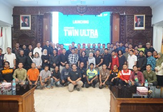 Acara launching Siksorogo Twin Ultra 2025, di Gedung Paripurna DPRD Kabupaten Karanganyar, Selasa (25/2/2025)