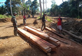 Satgas TMMD Ke-124  Kodim 0408/BS Siap Untuk Membangun Jembatan