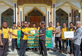 Polsek Belitang III Gelar Bakti Sosial Dalam Rangka Menyambut Bulan Suci Ramadan