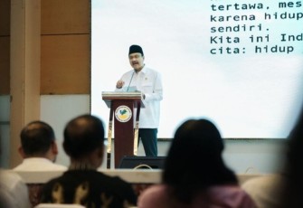 Kementerian Sosial menggelar perayaan Paskah dengan mengangkat tema 'Damai Sejahtera karena Kebangkitan Kristus kepada Masyarakat dan Alam Sekitarnya' pada Rabu (30/4/2025)