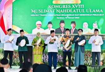 Presiden Prabowo Buka Kongres XVIII Muslimat NU