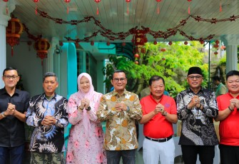 Pj Wali Kota dan Forkopimda Bersilaturahmi ke Tokoh Masyarakat Tionghoa
