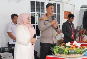 Kepala Kepolisian Daerah Kalimantan Tengah Irjen Pol Iwan Kurniawan menghadiri secara langsung acara Halal Bi Halal