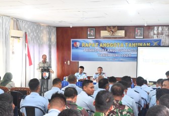 Primkopau Lanud SUT Gelar Rapat Anggota Tahunan 