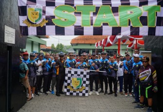 Dandim Madiun Gowes dan Olahraga Bersama Denpom V/1 dan Forkopimda