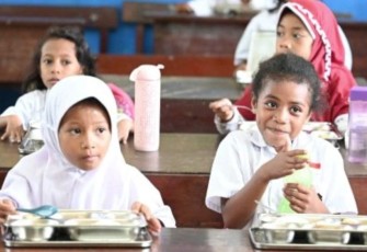Wajah Ceria Anak Sorong