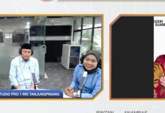 Wakil Gubernur Kepulauan Riau, Nyanyang Haris Pratamura dalam Dialog di RRI
