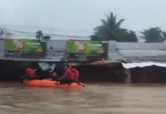 Pasca banjir di Kabupaten Tapanuli Tengah, Provinsi Sumatera Utara.