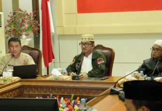 Setda Natuna saat Pimpin Rapat Penataan Non ASN Tahap ll Bersama Kepala BKPSDM