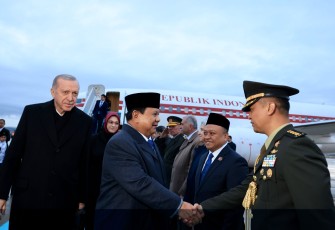 Athan RI Untuk Turki saat Sambut Kedatangan Presiden Prabowo Subianto