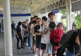 Wisatawan Asal Singapura saat Kunjungani Batam