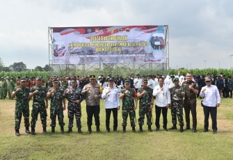 Danrem 071/Wijayakusuma Kolonel Inf Jamaluddin, S.I.P., M.I.P Hadiri Pembukaan TMMD Ke-123