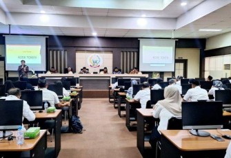 Tes berbasis Computer Assisted Test (CAT) di Aula Badan Kesbangpol Kantor Gubernur Sulawesi Selatan, Jalan Urip Sumoharjo, Kota Makassar, Sulawesi Selatan, Kamis (23/1/2025).