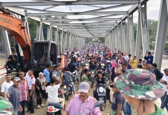 Tampak Aktivitas Warga Sekitar Kembali Normal