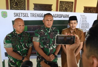  Danrem 081/DSJ, Kolonel Arm Untoro Hariyanto memuji lahan ketahanan pangan terpadu di Trenggalek. Ia menyebut, semuanya sudah terintegrasi dengan baik