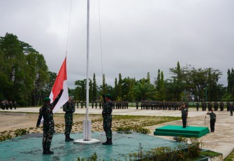 Kasrem 121/ABW Bacakan Amanat Pangdam XII/TPR