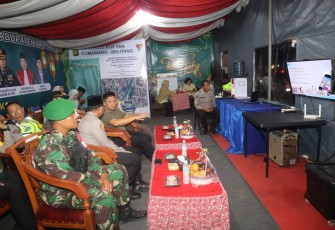 Zoom Meeting Bersama Kapolri, Pemantauan Situasi Kamtibmas Malam Takbiran Menjelang Hari Raya Idul Fitri 1447 H / Tahun 2026 di Wilayah Kab. OKU Timur.
