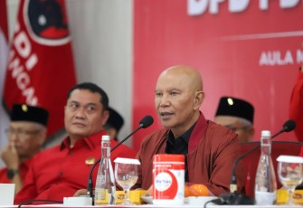 Said saat memberikan arahan dalam Rapat Koordinasi Ketua, Sekretaris, dan Bendahara DPC PDI Perjuangan se-Jawa Timur di Kantor DPD PDIP Jatim, Surabaya, Sabtu (14/2/2026).