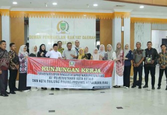 DPRD Kota Batam saat Terima Kunker DPRD Kabupaten Tebo