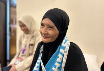 Nenek Jumariah sebatang kara berasal dari Kabupaten Maros, Sulawesi Selatan