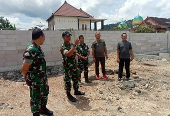 Dandim 0806/Trenggalek Tinjau Pembangunan Koperasi Desa Merah Putih