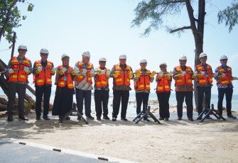 Landing ceremony di Nongsa Point Marina Resort, Kota Batam, Senin (20/7/2026).