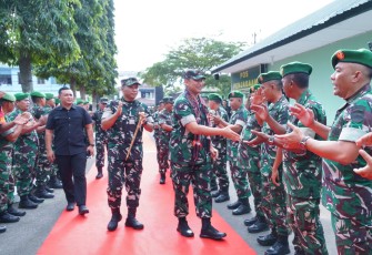 Pangdam I/BB Kunjungi Kodim 0212/TS